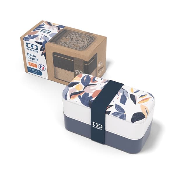 MB-Lunchbox Bento Original Graphic Blue Veg