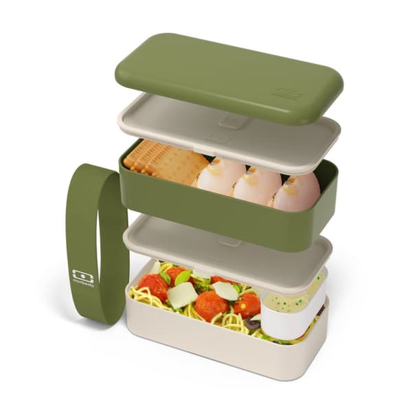 MB-Lunchbox Bento Original Olive Recycled