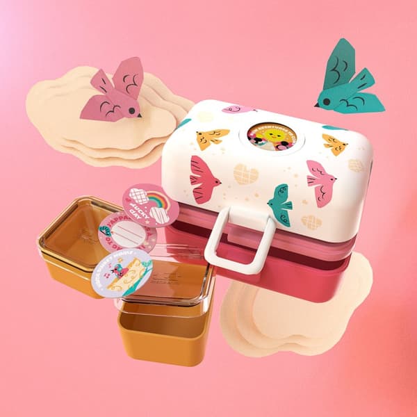 Tresor Graphic Birds MB-Lunchbox för barn