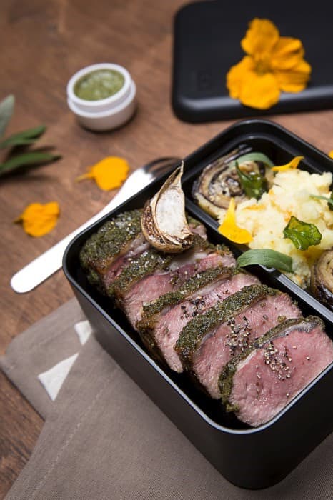 MB-Lunchbox Bento Square, Black Onyx