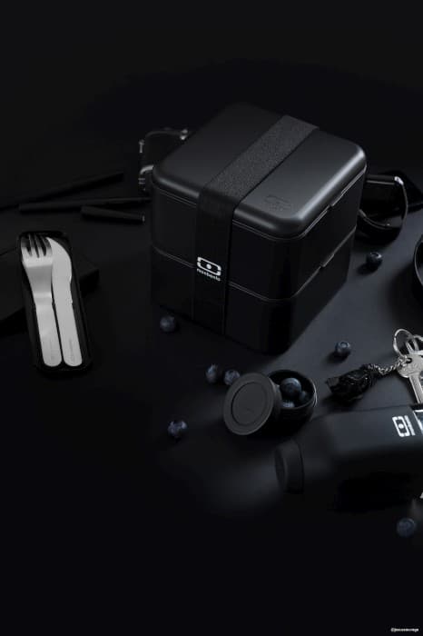 MB-Lunchbox Bento Square, Black Onyx