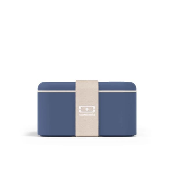 MB-Lunchbox Bento Square, Blue Natural