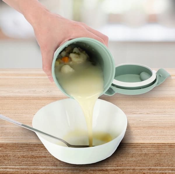 Curver Soppskål Behållare 0,6L Matlåda Ekologisk Yoghurt för mikrovågsugn