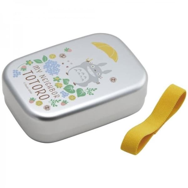 Totoro Aluminium Bento Box - Ghibli - My Neighbor Totoro - 370 ml - Grå - Tål diskmaskin