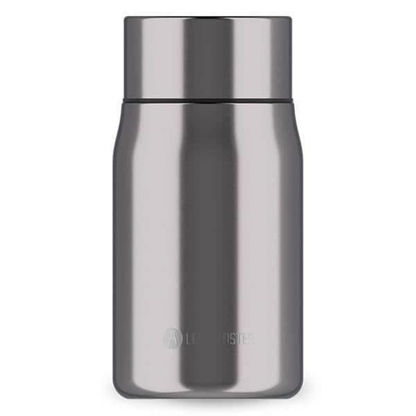 Lunchbox - LES ARTISTES - Silver Metallic - 700ml - Vattentät - Fällsked