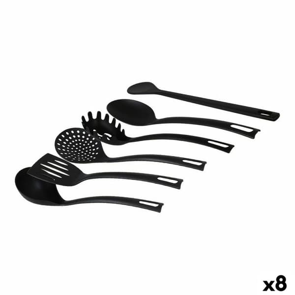 Köksredskap Quttin Quttin Svart (6 Delar) (8 antal) (6 pcs)