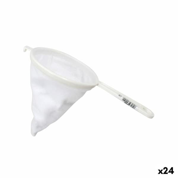 Sil   Vit Plast Franela Ø 12 cm (24 antal)