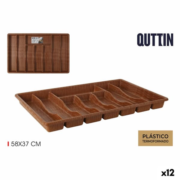 Besticks-sortering Quttin 59 x 38 cm Termoplast (12 antal)