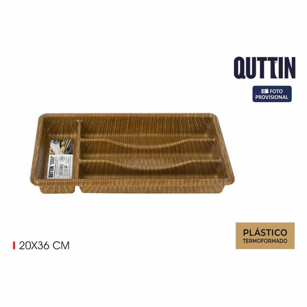 Besticks-sortering Quttin 20 x 36 cm Termoplast (12 antal)