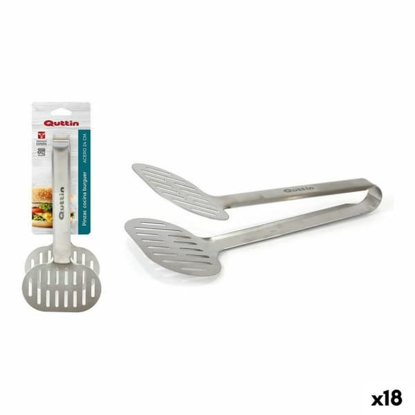 Kökstänger Quttin Burger Stål 24 x 10,7 cm 0,6 mm (18 antal) (24 cm)