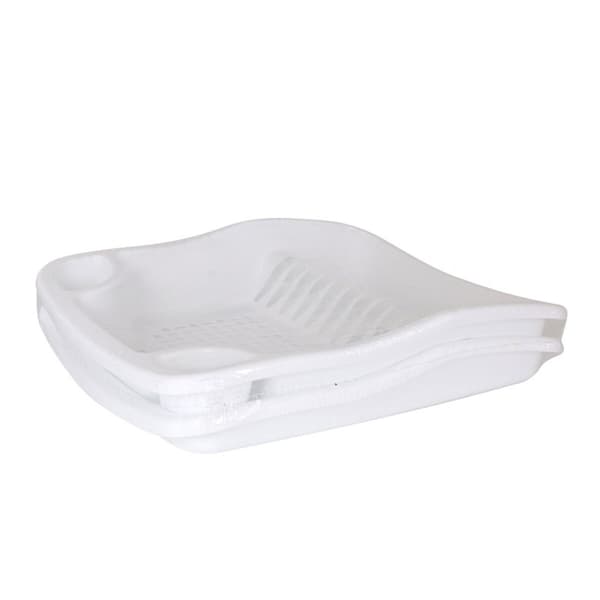 Diskställ Dem Bloom Plast Vit 48 x 40 x 11,5 cm (7 antal)