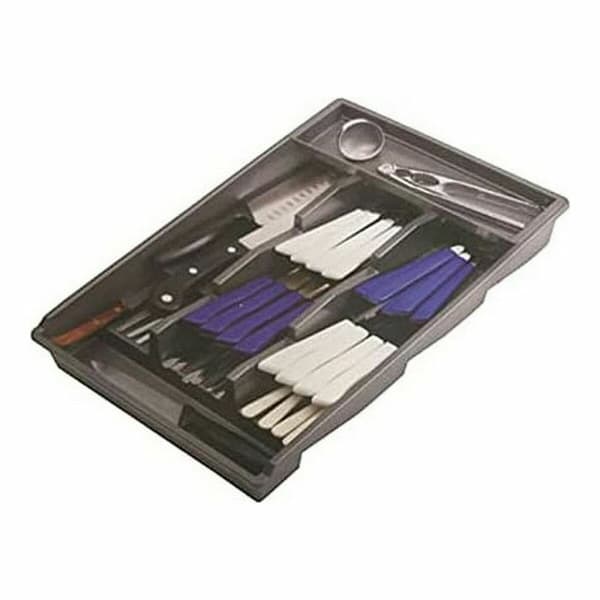 Besticks-sortering Tontarelli Bella plus Svart 43,6 x 28,7 x 7,13 cm (6 antal)