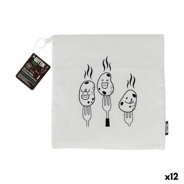 Påse för potatiskokare Quttin 27,5 x 28,5 cm Mikrovågsugnen (12 antal)