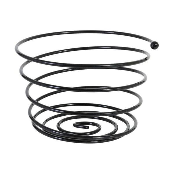 Fruktskål Viejo Valle Svart Spiral Ø 26 x 17 cm (2 antal)