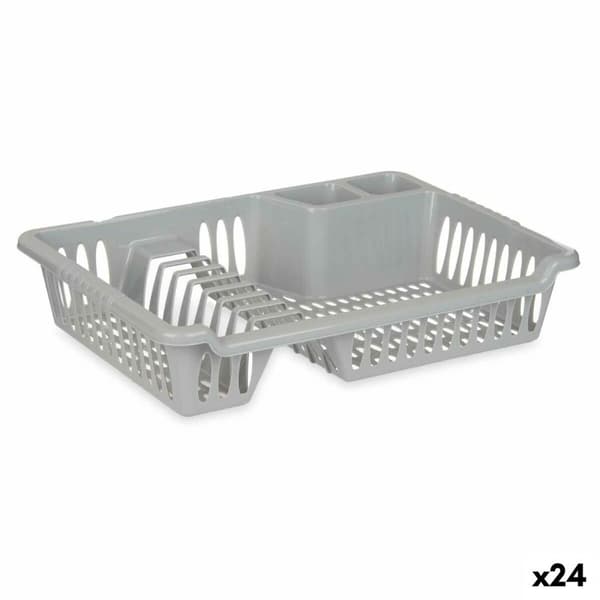 Diskställ Kinvara YMA04 1098 01 Silvrig 40 x 8 x 29,5 cm (24 antal)