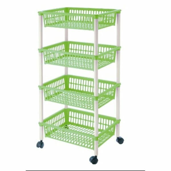 Grönsaksvagn Tontarelli Mito 4 Grön 40 x 29 x 18 cm (12 antal)
