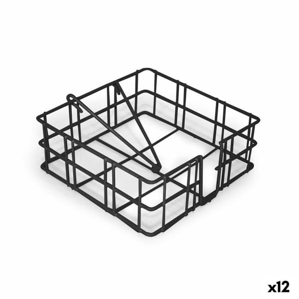Servetthållare Confortime Metall 18 x 18 x 6,5 cm (12 antal)