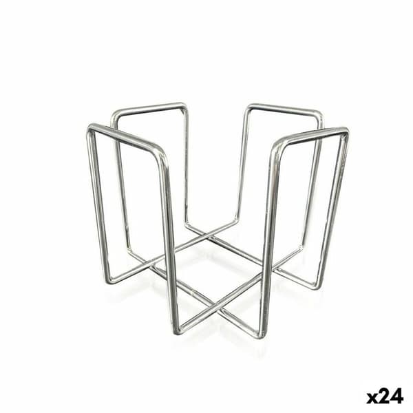 Servetthållare Quttin 11,8 x 11,8 x 9,5 cm (24 antal) Kromad