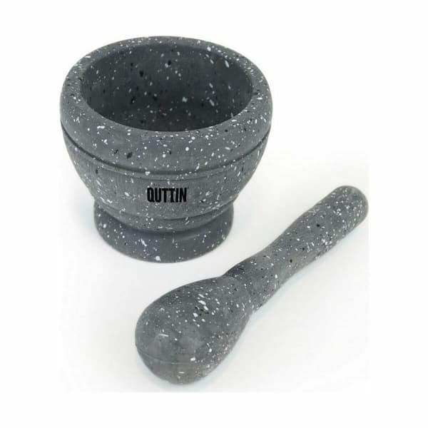 Köksmortel Quttin Plast 11 x 9 cm Svart (12 antal)