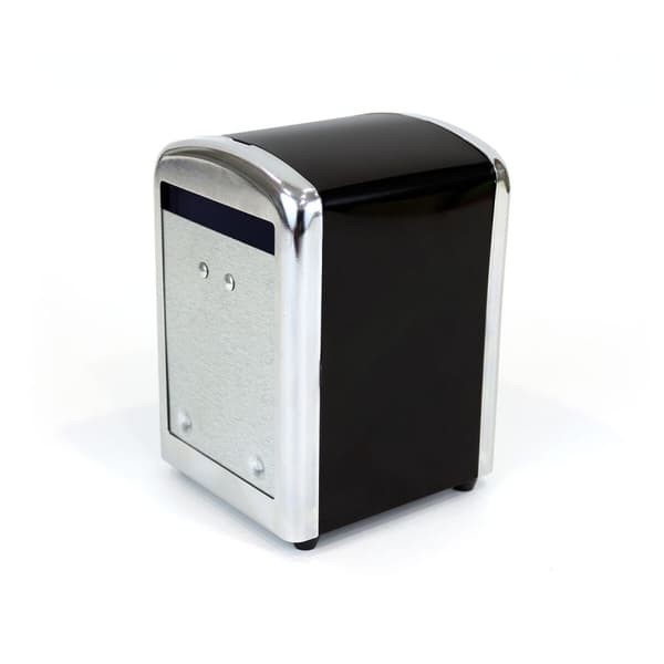 Servetthållare Quttin Svart 10,6 x 9,6 x 13,9 cm Hotell- och restaurangbranschen (12 antal)