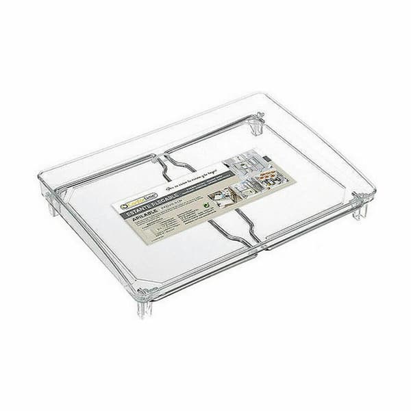 Diskställ Confortime Hopfällbar Transparent 31 x 22 x 16,8 cm (12 antal)