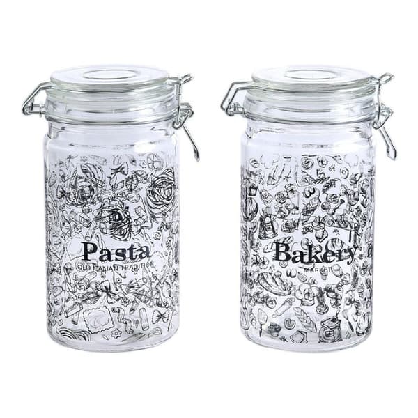 Blik DKD Home Decor Krystal Traditionel 10 x 12.5 x 20 cm 1 L (2 pcs)