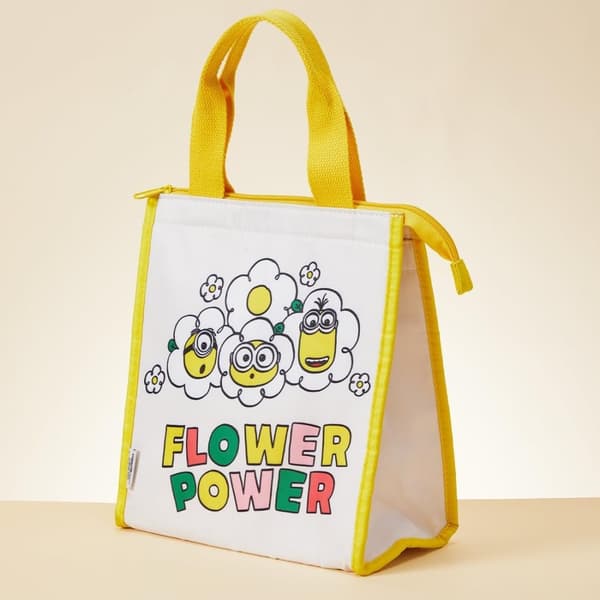 MINISO Minions madpose til piger og drenge, isoleret madpose til børn, madpose med køletaske i blomsterserie