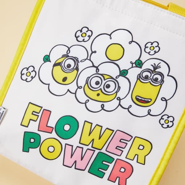 MINISO Minions madpose til piger og drenge, isoleret madpose til børn, madpose med køletaske i blomsterserie