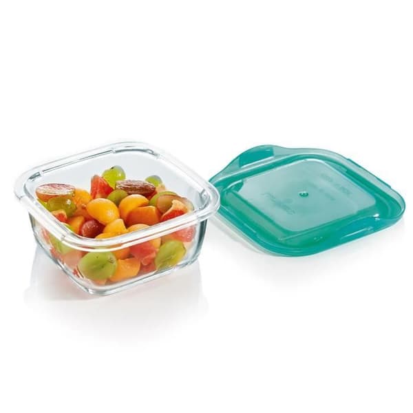 Lunch Box - Luminarc - Keep'n Lagon - Glas - 1,22 L - 6 Enheter - Turkos
