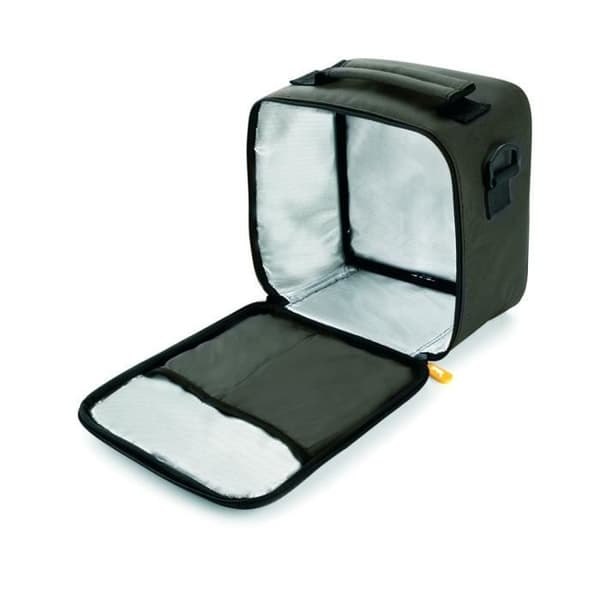 Lunchbox - IBILI - 753450 - Svart - 22 x 22 x 12 cm - 2 gröna burkar
