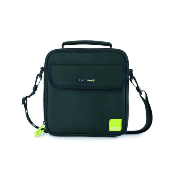 Lunchbox - IBILI - 753450 - Svart - 22 x 22 x 12 cm - 2 gröna burkar