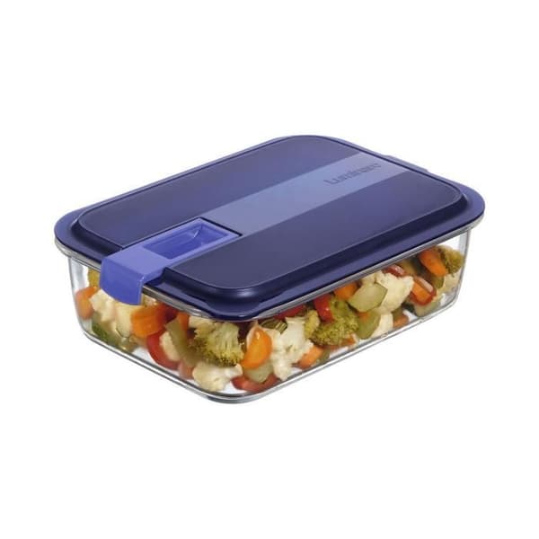 Lunchlåda - Luminarc - Easy Box - Glas - 1,97 l - 6 Enheter - Blå