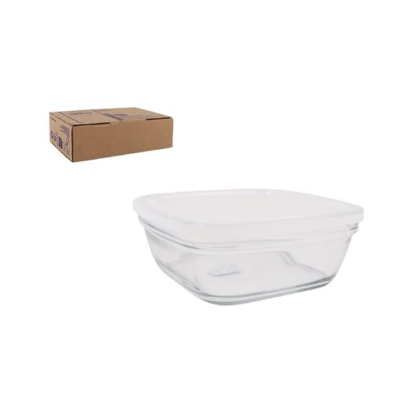 Lunchlåda Duralex Fyrkantig 2 L 20 x 20 x 8 cm