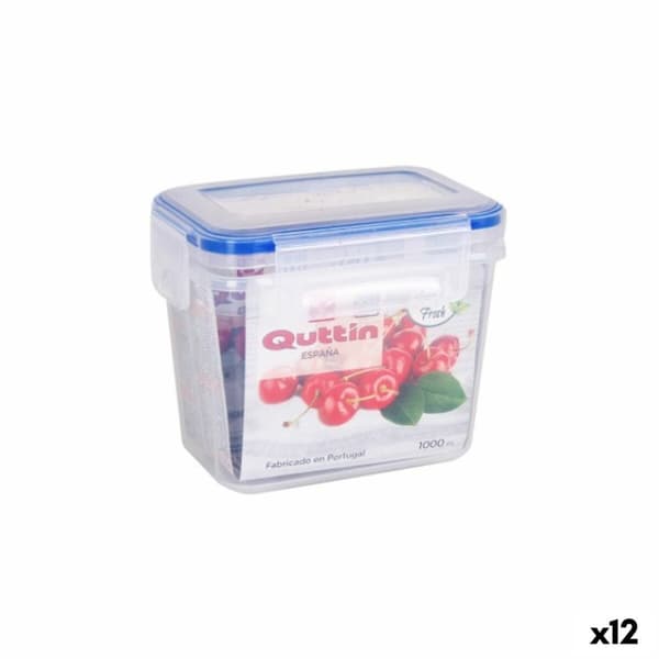 Eväsrasia Quttin Quttin Suorakulmainen 1 L 15 x 10 x 12 cm (12 osaa)
