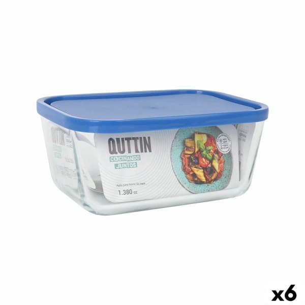 Eväsrasia Inde Frigo Suorakulmainen 1,38 L (6 osaa)