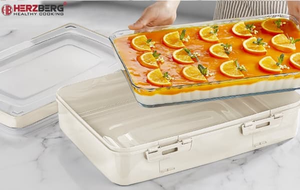 Kaklåda med Handtag / Lunchlåda - Förvara bakelser