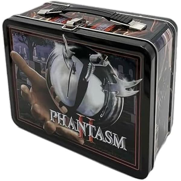 Sammätningsväska - FACTORY ENTERTAINMENT - Phantasm II - Robust metall - Vintage-stil - Svart
