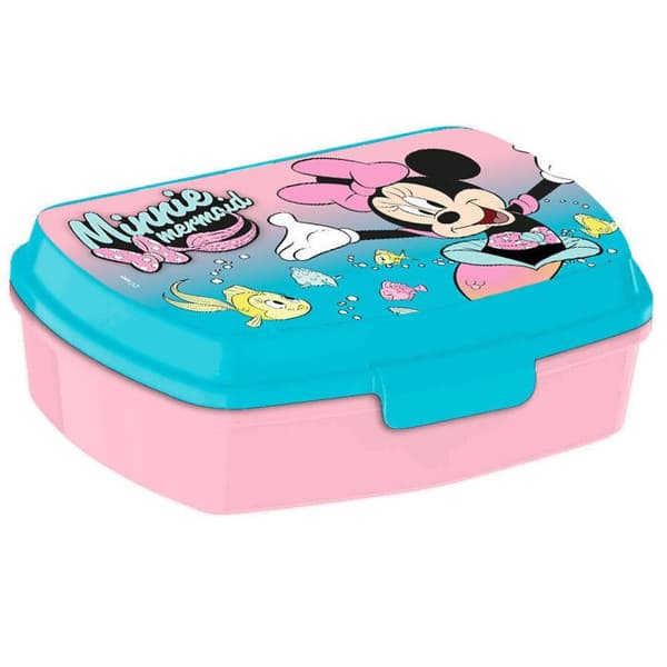 Lunchbox och aluminiumflaska Minnie för flickor Disney