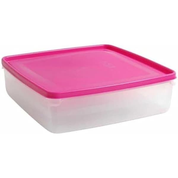 Lunchlåda - BIGBUY COOKING - Fyrkantig modell - 24 x 24 x 7 cm - Flerfärgad - 12 enheter