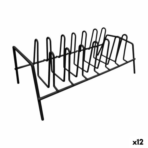 Stekpannsställ Confortime Svart 35,8 x 17,2 x 13,4 cm (12 antal)