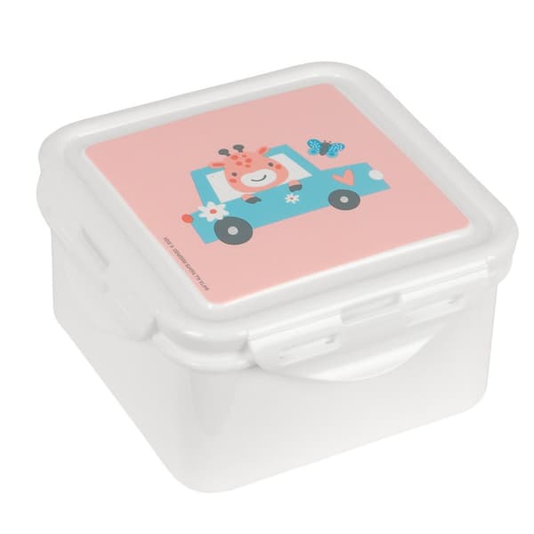 Lunchlåda Safta Jirafa Korall 13 x 7.5 x 13 cm