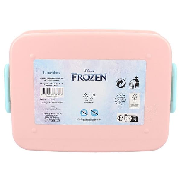 Lunchbox - Vadobag - Frozen II - Rosa - Rektangulär - Diskmaskinskompatibel