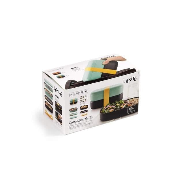 Lunchlåda - LÉKUÉ - To Go - 1000 mL - BPA-fri - Mikrovågsresistent