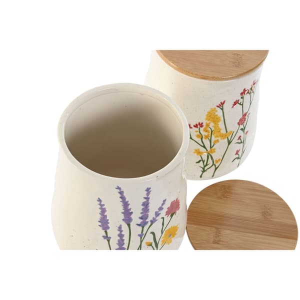 Blik Home ESPRIT Multifarvet Cvetlice Shabby Chic (2 enheder)