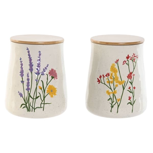 Blik Home ESPRIT Multifarvet Cvetlice Shabby Chic (2 enheder)