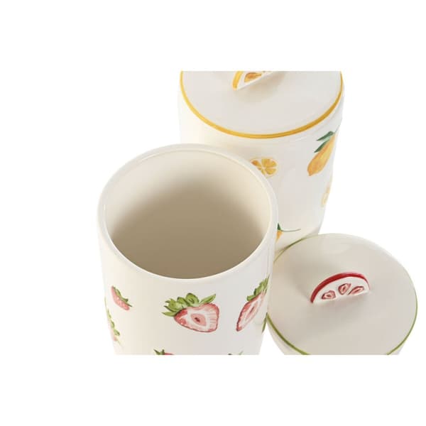 Burk Home ESPRIT Gul Röd Grön Modern Frukt (2 antal)