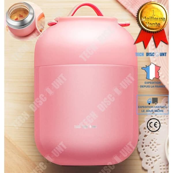 TD® Lunchbox isolerad mattermos mathållare i rostfritt stål isolerad kaffe te soppa varm förvaring i empo
