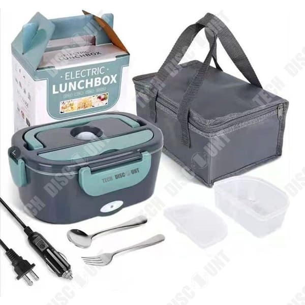 TD Lunchbox 1,5L rostfritt stål elektrisk deformerbar flaska resistent hög temperatur uppvärmning bil användning
