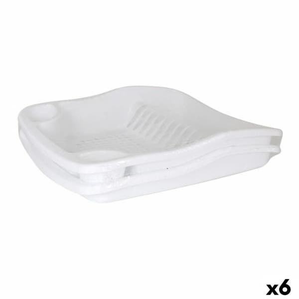 Torkställ Dem Bloom Bricka Vit 40 x 39 x 9,3 cm (6 antal)