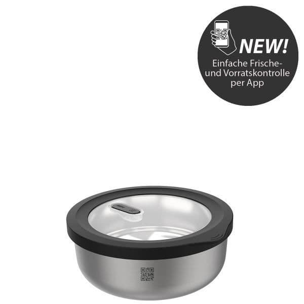 Gefu Provido rund förvaringslåda - svart - 500 ml